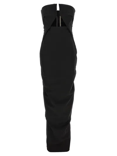 Rick Owens Prong Gown Dresses Black
