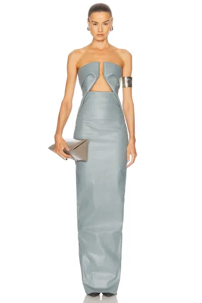 Rick Owens Prong Gown In Mouthwash