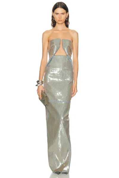 Rick Owens Prong Gown In Multi