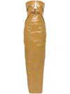 Rick Owens Prong Gown In Yellow