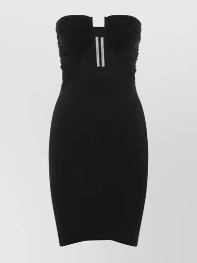 RICK OWENS PRONG JERSEY MINI DRESS
