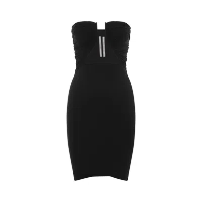 RICK OWENS RICK OWENS PRONG JERSEY MINI DRESS