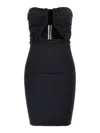 Rick Owens Recycled Stretch-jersey Mini Dress In Black