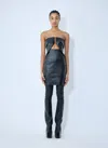 Rick Owens Prong Mini Dress In Black