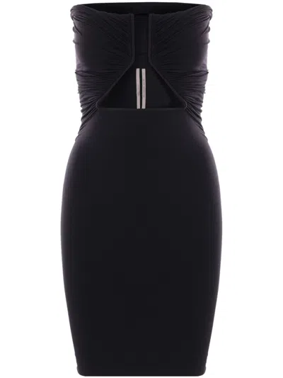 Rick Owens Prong Minikleid In Schwarz
