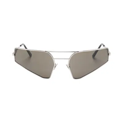 Pre-owned Rick Owens Prong Sunglasses 'silver/black' | Men's Size Onesize