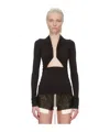 Rick Owens Prong T-shirt In Black