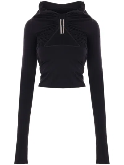 Rick Owens Prong Top In Black
