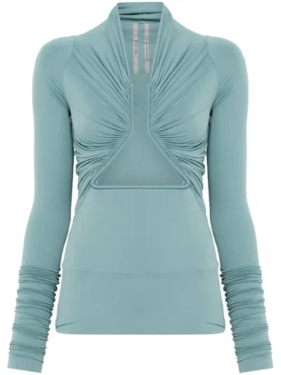 Rick Owens Prong Top In Blue