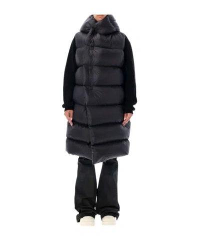 Rick Owens Puffer Jacket In Black