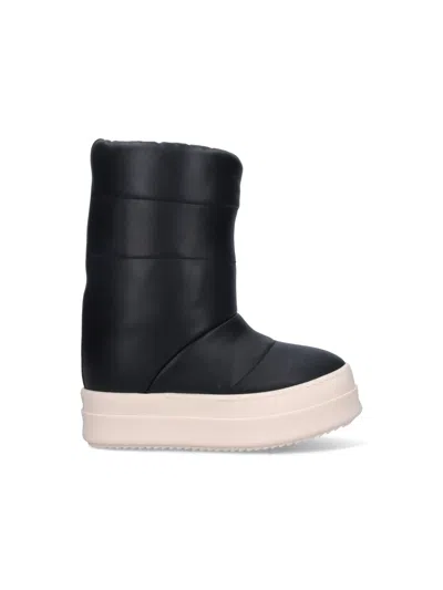 Rick Owens Boots In Black