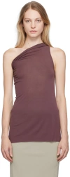 Rick Owens Purple Athena Tank Top In 33 Amethyst