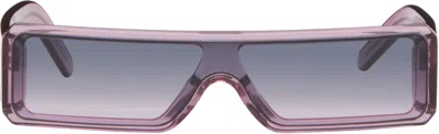 Rick Owens Purple Temple Gethshades Sunglasses