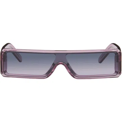 Rick Owens Purple Tower Gethshades Sunglasses In Pink