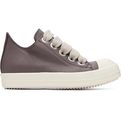 Rick Owens Purple Tower Jumbolace Low Sneaks Sneakers In Multi