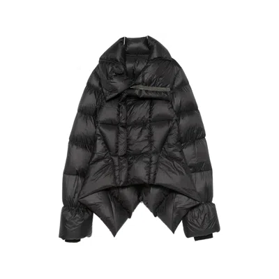 Rick Owens Quilted High-neck Puffer Jacket In Black
