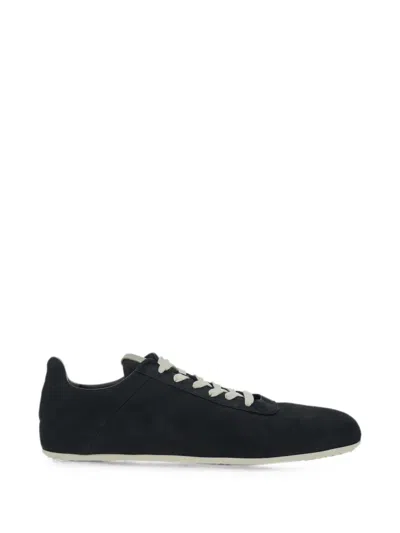 Rick Owens Quilted Lace-up Sneakers In Black