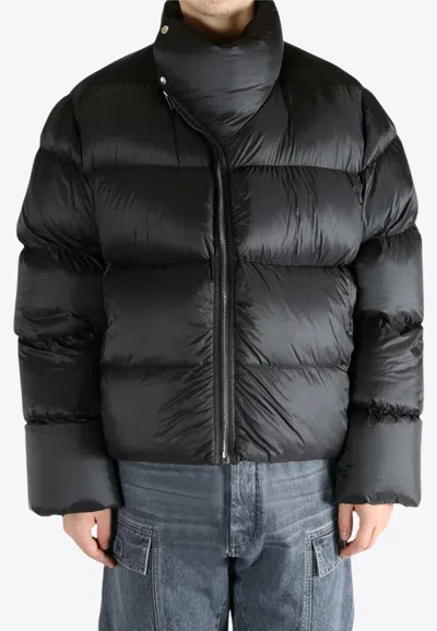 Rick Owens Quilted Padded Jacket In Black