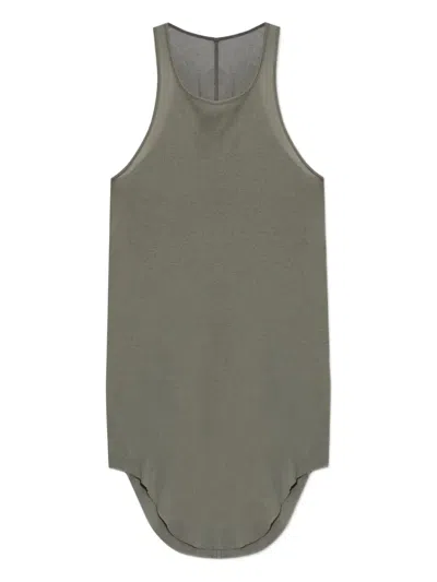 Rick Owens Racerback Tank Top In Gray