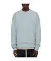 Rick Owens Raised-seam Side-slits Jumper In Gray