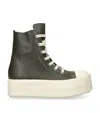 Rick Owens Ramone Bumper High-top Sneakers In Gray