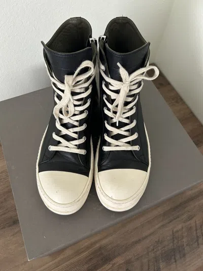 Pre-owned Rick Owens Ramones Shoes In Black