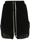 Rick Owens Sweatshort With Folded Pockets In 黑色