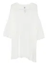 Rick Owens Tommy Asymmetric Hem T-shirt In White