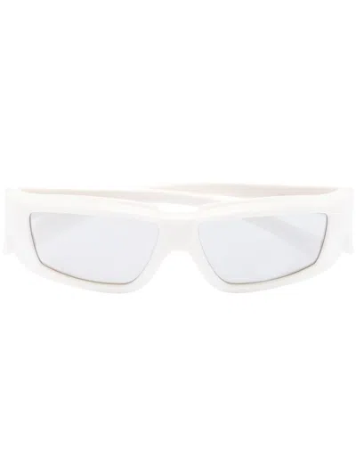 Rick Owens Rectangle-frame Sunglasses In Grau