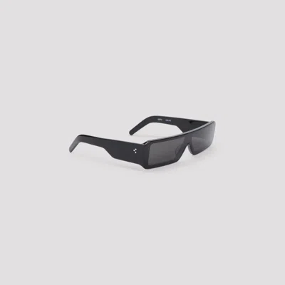 Rick Owens Rectangle Framed Sunglasses In Black