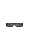 Rick Owens Rectangular Sunglasses In Green
