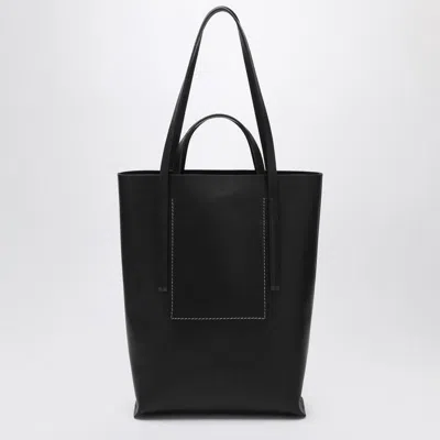 Rick Owens Rectangular Black Leather Bag