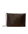 Rick Owens Rectangular Chain Shoulder Bag In Black