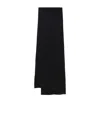Rick Owens Rectangular Scarf In Black
