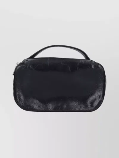 Rick Owens Rectangular Travel Clutch Top Handle