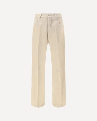Rick Owens Refined Corduroy Geth Pants In Sand