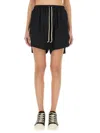 Rick Owens Relaxed Fit Bermuda Shorts In Animal Print