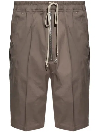 RICK OWENS RICK OWENS RELAXED FIT BERMUDA SHORTS WITH ADJUSTABLE WAISTBAND