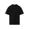 Rick Owens Relaxed-fit Black Cotton T-shirt With Classic Crew Neckline