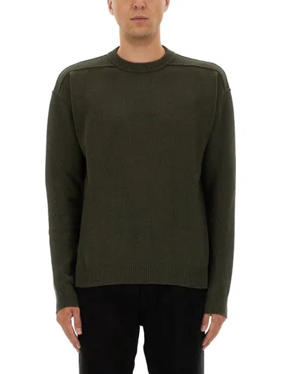 Rick Owens Relaxed Fit Cashmere Sweater In Green