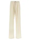 Rick Owens Elastic Waist Casual Pants In Neutral