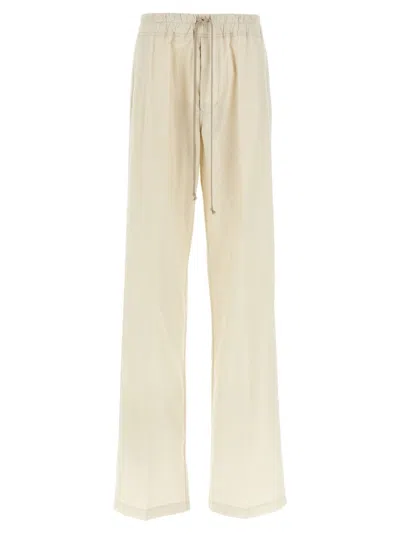 RICK OWENS RELAXED FIT COTTON PANTS