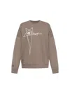 Rick Owens Relaxed-fit Cotton Pullover Sweatshirt With Logo Detail