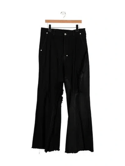 Pre-owned Rick Owens Relaxed Fit Jeans In Black