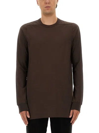 RICK OWENS RELAXED FIT LONG-SLEEVED T-SHIRT