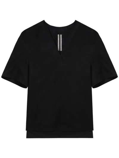 Rick Owens Relaxed Fit Short Sleeve T-shirt In Black