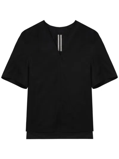 RICK OWENS RELAXED FIT SHORT SLEEVE T-SHIRT