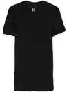 Rick Owens Gathered-detail Short-sleeved T-shirt In Black