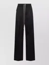 Rick Owens Relaxed Fit Trousers Elastic Waistband In Black