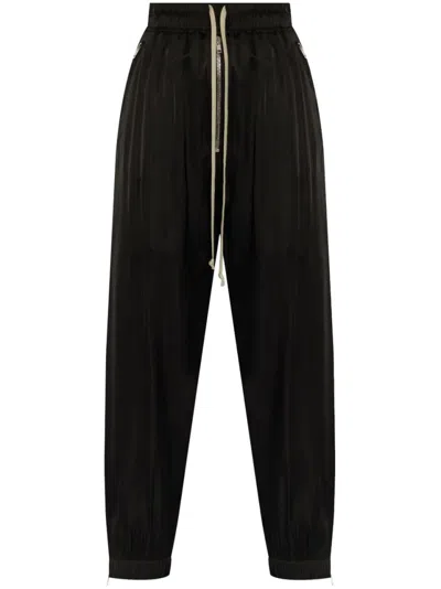 RICK OWENS RICK OWENS RELAXED FIT TROUSERS WITH TAPERED CUFFS